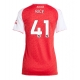 Arsenal Declan Rice #41 Hemma matchtröja Dam 2025-26 Kortärmad Billigt